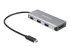 StarTech.com 3 Port 10Gbps USB C Hub with SD Card Reader, 3x USB-A & 1x SD Slot, Portable USB 3.1/3.2 Gen 2 Type C Adapter Hub, Laptop Hub, USB Bus Powered, Thunderbolt 3 Compatible - Left-angle
