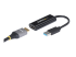 StarTech.com USB 3.0 to HDMI Adapter, 1080p (1920x1200), Slim/Compact USB to HDMI Display Adapter Converter for Monitor, USB Type-A External Video & Graphics Card, Black, Windows Only - Right-angle