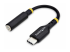 StarTech.com USB-C Audio Adapter to 3.5mm TRRS Jack, Headphone Aux Dongle - Right-angle
