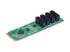 StarTech.com 4-Port M.2 to SATA Adapter Card, M.2 PCIe 3.0 to SATA HDD/SSD Expansion Card, ASM1064 Chipset, M.2 NVMe to 4x HDD/SSD for Windows/macOS/Linux - Left-angle
