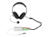 StarTech.com 4 Position Microphone and Headphone Splitter 3.5 mm 4 Pin / 4 Pole Mic and Audio Combo Splitter Cable (MUYHSMFFADW) - Front