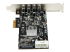 StarTech.com 4 Port USB 3.0 PCIe Card w/ 4 Dedicated Channels - Right-angle
