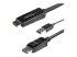 StarTech.com 2m (6ft) HDMI to DisplayPort Cable 4K 30Hz, Active HDMI 1.4 to DP 1.2 Adapter Converter Cable with Audio, USB Powered, Mac & Windows, HDMI Laptop to DP Monitor, Male/Male - Right-angle