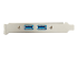 StarTech.com 2 Port USB 3.0 A Female Slot Plate Adapter - Close up
