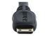 StarTech.com 5in Mini HDMI to HDMI Adapter, 4K High Speed HDMI Adapter, 4K 30Hz Ultra HD High Speed HDMI Adapter, HDMI 1.4, Gold Plated Connectors, UHD Mini HDMI Adapter 4K, Black - Close up