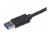 StarTech.com USB 3.0 to HDMI Adapter, 1080p (1920x1200), Slim/Compact USB to HDMI Display Adapter Converter for Monitor, USB Type-A External Video & Graphics Card, Black, Windows Only - Close up