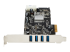 StarTech.com 4 Port USB 3.0 PCIe Card w/ 4 Dedicated Channels - Left side