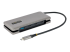 StarTech.com 4-Port USB-C Hub, 1x USB-A and 3x USB-C Ports, USB 3.1 10Gbps, Bus Powered, USB Type C Hub with 9.8in (25cm) Wrap-Around Cable, Portable USB-C to USB-A Hub - Back